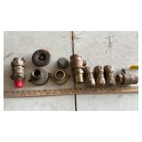 1 inch compression curb stop valves, couplings,