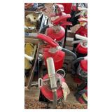 (4) FIRE EXTINGUISHERS W/BRACKETS