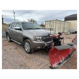 2012 CHEVY AVALANCHE W/ WESTERN SNOW PLOW