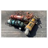 (3) ANGLE GRINDERS W/ BAG (ALL WORK)