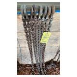 (4) ASSORTED CHAINS (3/8in. LINKS)