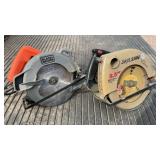 BLACK & DECKER & SKILSAW CIRCULAR SAWS