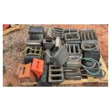ASSORTED RUBBER WHEEL CHOCKS