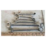 (26) ASSORTED SAE WRENCHES (STANLEY/NAPA & OTHERS)