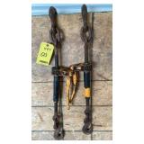 (2) RATCHETING STYLE CHAIN BINDERS (YELLOW)