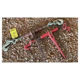 (2) RATCHETING STYLE CHAIN BINDERS