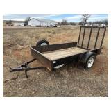 2005 H&H 5X10 UTILTY TRAILER W/ 4' DROP RAMP A1!