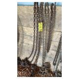 (4) ASSORTED 5/16 CHAIN