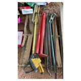 HALOGEN CONSTRUCTION LIGHT, T-POST PULLER ETC.