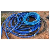 ASSORTED 1"  & 3/4" POLY PIPE