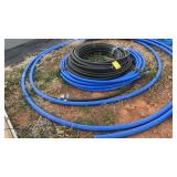 ROLL OF 1" POLY PIPE, 1-1/2" POLY PIPE & 2" POLY
