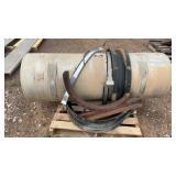 TRUCK FUEL TANK MEASURES 61"L X 22" DIA.