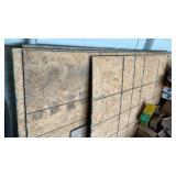(5) 4x8 SHEETS OF 7/16in. OSB & SCRAPS