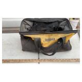 DEWALT TOOL BAG, SAW BLADES & SQUARES