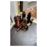 (4) SMALL BOTTLE JACKS