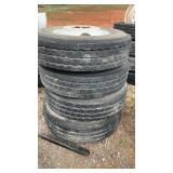 (4) NEW STYLE PILOT HUB WHEELS 22.5