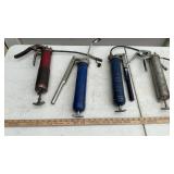 (4) GREASE GUNS & MISC.