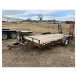 2003 H&H 8X18' TANDEM TRAILER W/ RAMPS