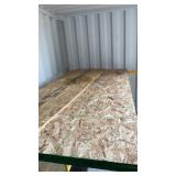 (3) 4X8 SHEETS OF 3/4" OSB & 5/8 PIECES