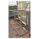 METAL STEEL FRAME MEASURES 86"L X 24"W X 51"T