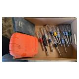 Nut drivers, ez outs, bits, bit set