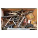 Punches, chisels, clamps and misc