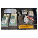 Misc tools tape measures chalk line