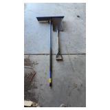 Broom and shovel