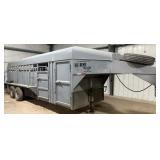 2015 PRO FAB STOCK TRAILER 24