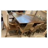 Dining Table seats W/ 12 chairs