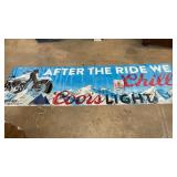 COORS & BUDWEISER BANNERS