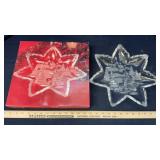 CHRISTMAS CAROL STAR PLATE,  LENOX LIMITED EDITION