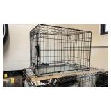 (2) SMALL FOLDING PET CRATES