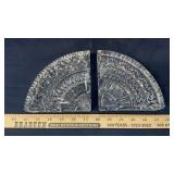 Crystal Bookends, Crystal Vanity Heart shaped Tray