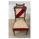 Antique Victorian Eastlake parlor chair