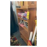 (3) WOOD SHELVES