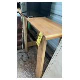WOOD BENCH MEASURES 80"L X 16"D X 37"T