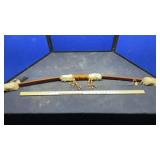 NATIVE AMERICAN BOW & PIPE