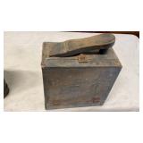 SHOE SHINE BOX & BINOCULARS CASE
