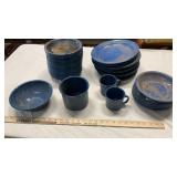 ENAMEL CUPS PLATES & BOWLS