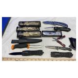 LARGE ASSORTMENT OF NEW KNIVES