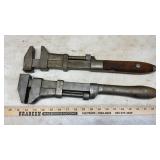 ASSORTED PIPE WRENCHES AND HAMMERS