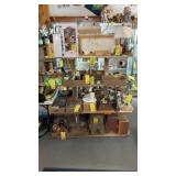 WOOD DISPLAY SHELF MEASURES 60"W X 28"D X 72"T