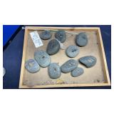RIVER ROCK, FOOLS GOLD & BLUE STONE