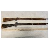 (2) WOOD TOY GUNS