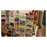 (6) WHITE SHELVING UNITS