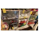 (3) MATCHING WHITE SHELVING UNITS