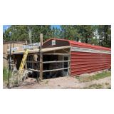 FULLY ENCLOSED CARPORT (18ft.Wx40ft.Lx12ft. 9in.T)