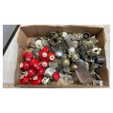 ASSORTED DRAWER PULLS AND HINGES