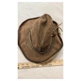 STETSON, R&R STRAW HAT & LEATHER HAT